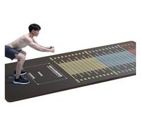 YCNLYSSR Long Jump Practice Test Pad, Standing Jumping Mat, Standing Carpeted Training Mat for Long Jump, Quiet Physical Test Board for School Gym