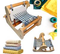 YCNLYSSR Mini Desktop Creative Loom, 150MM Weaving Width, DIY Hand-Knitting Weaving Frame,for Beginners, Craft Artists