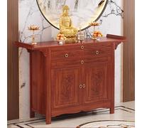 YCNLYSSR Personal Shrine Altar Table Temple Altar Table Buddha Niche Chinese Cabinet with Storage Altar Table for Home Use Living Room Entryway Heightened Design(108x48.8x108cm)
