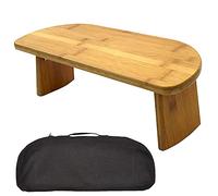 YCNLYSSR Portable Meditation Bench, Bamboo Meditation Stool Folding Knee Seat Bench Ergonomically Shaped Booster Seat - Esoteric Gifts