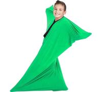 YCNLYSSR Sensory Owl Full Body Sock - ADHD, Autism Stress and Anxiety Relieve - Deep Pressure Stimulation - Sensory Exercise Therapy Toy - Strong Super Soft Lycra Wrap(Green,S)