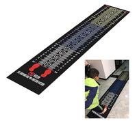 YCNLYSSR Standing Long Jump Mat Long Jump Practice Test Pad Rubber Jump Rope Pads, Non Slip Jump Practice Measurer, Silent Jumping Measuring Training Equipment