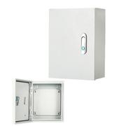 YCNLYSSR Steel Electrical Enclosure Box, Electrical Junction Box, Wall Mounted Waterproof Metal Box, Electric Equipment Enclosure Boxes w/Mounting Plate&Lock, for Indoor/Outdoor(A,50x60x20cm)