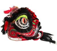 YCNLYSSR Traditional Lion Dance Dragon Dance Lion Dance Props Waking Lion Lion Head Silk Dragon Dance Folk Art For Traditional Festivals Lion Dance Performance