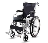 YCNLYSSR Transport Wheelchair Lightweight Foldable,Self propelled Wheelchairs Folding Strong for Adults,Manual Drive Sport Wheel Chair,Bariatric Transit Chairs,with Handbrakes,for Disabled Seniors