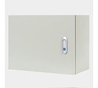 YCNLYSSR Waterproof Electrical Junction Box, Steel Enclosure with Hinged Lock Cover, Indoor/Outdoor Project Box, Durable Electrical Box for Secure Wiring Connections (400x200x300MM)