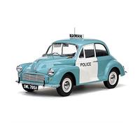 YCNXEB 1 12 For Morris British Police Vintage Car Alloy Model Adult Souvenir Collectibles Classic Car's Set(Black)