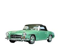 YCNXEB 1 18 For Benz 190 SL 1957 Alloy Convertible Full Open Simulation Car Model Gift Collection Classic Car's Set