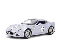 YCNXEB 1 18 For Ferrari-California T #14 Closed Top Sports Car Static Die Cast Vehicles Collectible Model Car Classic Car's Set