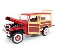 YCNXEB 1 18 For Jeep 1955 Classic Cars Wagon Alloy Diecast Model Collectible Display Toy Gift Classic Car's Set(B)
