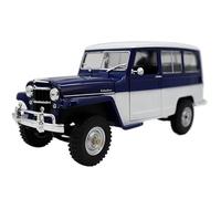 YCNXEB 1 18 For Jeep 1955 Classic Cars Wagon Alloy Diecast Model Collectible Display Toy Gift Classic Car's Set(A)