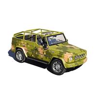 YCNXEB 1 18 For Jeep BJ80 Camouflage SUV Alloy Die Casting Model Car Decoration Collection Display Gift Classic Car's Set