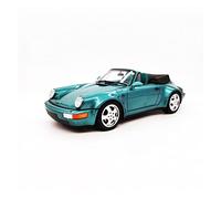 YCNXEB 1 18 For Porsche 911 964 Carrera Green Limited Edition Simulation Resin Car Model Gift Collection Classic Car's Set