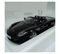 YCNXEB 1 18 For Porsche Carrera GT Black Simulation Alloy Adult Collection Decoration Gift Car Model Toy Crafts Classic Car's Set