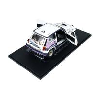 YCNXEB 1/18 For RENAULT 5 TURBO WHITE #14 Rally Alloy Car Model Metal Toy Car Kit Gift Decoration Classic Cars Collectible