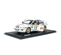 YCNXEB 1/18 For Subaru IMPREZA 22B #17 1999 Rally Car Alloy Model Metal Toy Vehicle Kit Gift Classic Cars Collectible