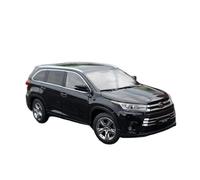 YCNXEB 1:18 For Toyota 2018 New Highlander HIGHLAND Sbcale Model Car Metal Static Decoration Collection Classic Cars Collectible(Black)