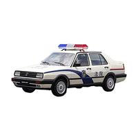 YCNXEB 1 18 For Volkswagen Jetta White Court Car Alloy Die Casting Model Decoration Collection Display Classic Car's Set