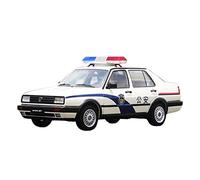 YCNXEB 1 18 For Volkswagen Jetta White Police Car Alloy Die-casting Model Car Collection Display Gift Classic Car's Set