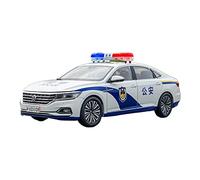 YCNXEB 1 18 For Volkswagen Passat Police Car Alloy Die Casting Model Decoration Collection Display Gift Classic Car's Set