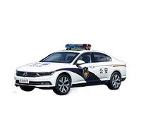 YCNXEB 1 18 For Volkswagen Police Car B8 2017 Alloy Diecast Car Model Scene Show Decoration Toy Car Classic Car's Set