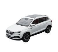 YCNXEB 1:18 For Volkswagen Skoda Karoq KAROQ Metal Model Car Gift Display Static Ornament Classic Cars Collectible(White)