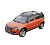 YCNXEB 1: 18 For Volkswagen Skoda Yeti Off-Road Toy Car Static Metal Vehicle Decoration Gift Collection Display Classic Cars Collectible(Orange)