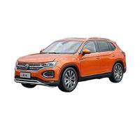 YCNXEB 1 18 For Volkswagen Tanyue Alloy Die-casting Vibrant Orange Model Car Decoration Collection Display Classic Car's Set