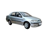 YCNXEB 1:18 Scale For Fiat Siena Vehicle Real Replicas Metal Car Model Finished Fan Collection Display Classic Cars Collectible