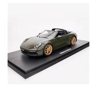 YCNXEB 1:18 Scale For Porsche 911 992 Targa 4/Targa 4s Resin Car Model Finished Miniature Vehicle Collection Display Classic Cars Collectible(green)