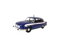 YCNXEB 1:18 Scale For Soviet Tatra 603 Police Static Metal Classic Vehicle Fans Collections Classic Car's Set