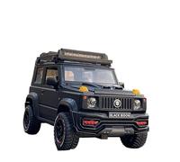 YCNXEB 1:18 SUZUKI Jimny Alloy Car Model Off-Road Vehicles Simulation Sound And Light Finished Car Model Party Scene Boy Classic Car's Set(Black)