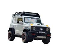 YCNXEB 1:18 SUZUKI Jimny Alloy Car Model Off-Road Vehicles Simulation Sound And Light Finished Car Model Party Scene Boy Classic Car's Set(White)