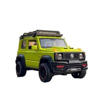 YCNXEB 1:18 SUZUKI Jimny Alloy Car Model Off-Road Vehicles Simulation Sound And Light Finished Car Model Party Scene Boy Classic Car's Set(green)