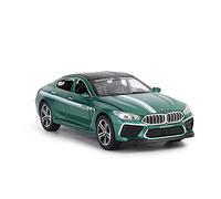 YCNXEB 1 24 For BMW M8 Alloy Car Model Metal Diecast Vehicle Toys Cars Model Kids Simulation Car Classic Cars Collectible(green)