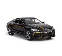 YCNXEB 1 24 For BMW M8 Alloy Car Model Metal Diecast Vehicle Toys Cars Model Kids Simulation Car Classic Cars Collectible(Black)
