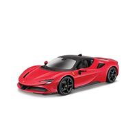 YCNXEB 1 24 For Ferrari SF90 Simulation Sports Car Model Collection Ornaments Boys Gifts Classic Car's Set