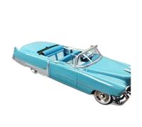 YCNXEB 1/43 Cadillac Cadillac Eldorado Convertible Live Top American Alloy Collector Car Model Classic Cars Collectible(Blue)