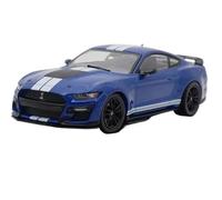 YCNXEB 1:43 Scale For Mustang Shelby GT500 Blue Alloy Car Models Static Finish Decoration Collectibles Classic Cars Collectible