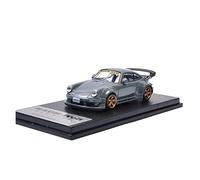 YCNXEB 1 64 For Porsche RWB 930 Wide Body Modified Version 911 High Tail Cement Gray Simulation Alloy Car Model Crafts Classic Car's Set(1)
