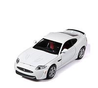 YCNXEB Alloy Diecast Car Model 1 32 For Jaguar XKR-S Coupe Toy Simulation Toy Sports Car Collection Classic Cars Collectible(White)