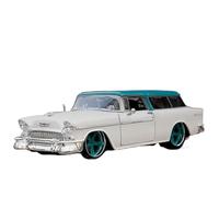 YCNXEB For 1955 Chevrolet NOMAD Vintage Classic Car Alloy Retro Car Model 1 18 Classic Car's Set