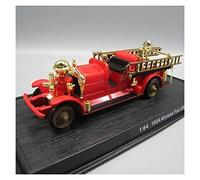 YCNXEB For Ahrens Fox 1924 1 18 USA Fire Truck SUV Alloy Car Model Collection Ornament Classic Car's Set