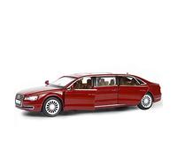 YCNXEB For Audi A8L Scale 1 32 Toy High Simulation Diecast Alloy Car Vehicle Model Toy Gift Car Toys Classic Cars Collectible(Red)