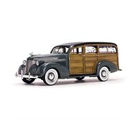YCNXEB For Chevrolet Woody Surf Wagon 1939 1 18 Alloy Car Model Diecast Vehicles Toys Decoration Collection Classic Car's Set(green)