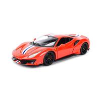 YCNXEB For Ferrari 488 1 24 PIsta Blue Sports Car Static Die Cast Vehicles Collectible Model Toys Classic Car's Set