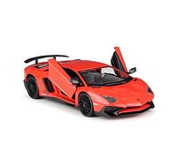YCNXEB For Lamborghini Aventador LP750-4 SV 1 24 Desktop modern decoration alloy car model collection Classic Car's Set