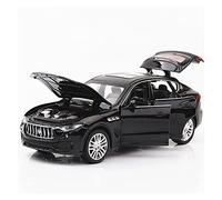 YCNXEB For Maserati Levante SUV Scale 1 32 Toy High Simulation Alloy Car Vehicle Model Toy Gift Car Toys Classic Cars Collectible(Black)