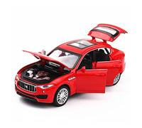 YCNXEB For Maserati Levante SUV Scale 1 32 Toy High Simulation Alloy Car Vehicle Model Toy Gift Car Toys Classic Cars Collectible(Red)