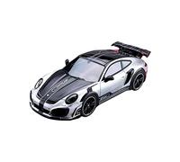 YCNXEB For Porsche 911 Turbo Modified GT Street R 1 43 Simulation Resin Car Model Souvenir Decoration Gifts Classic Car's Set(Silver)